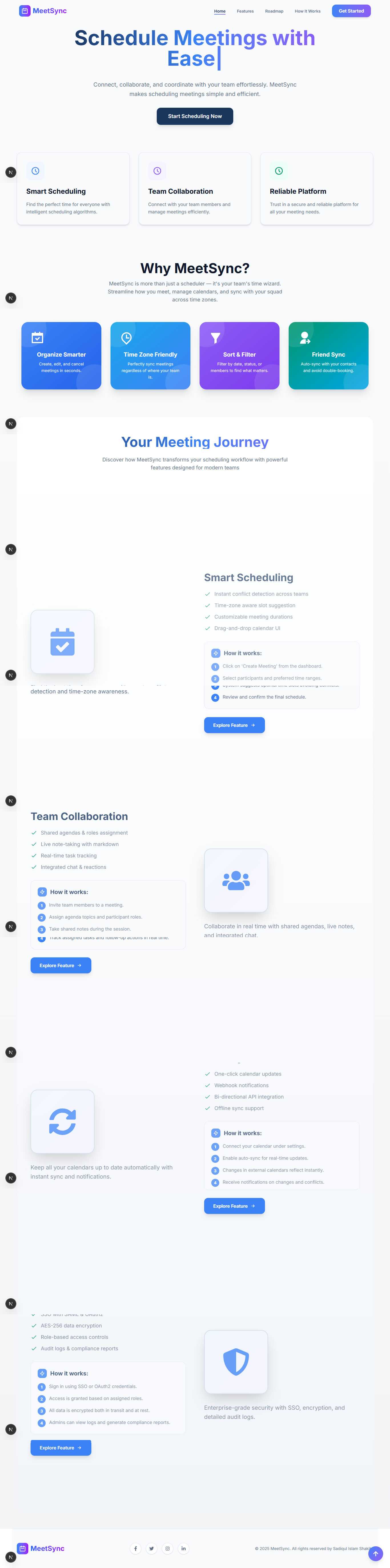 MeetingSync full-scale view